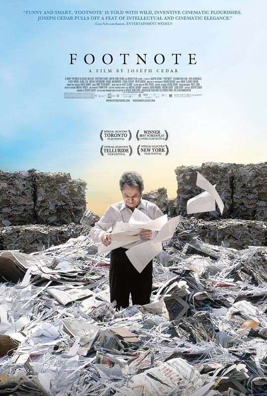 U.S. poster for "Footnote" (2011)