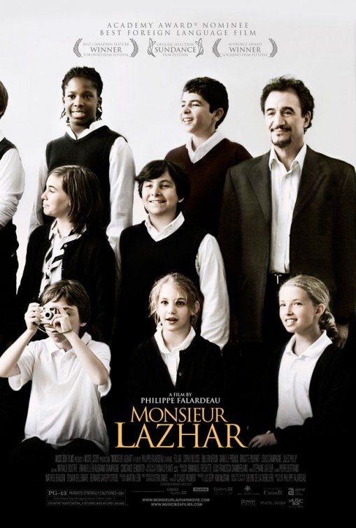 US poster for "Monsieur Lazhar" (2011)