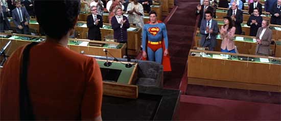 Superman at the UN in Superman IV: The Quest for Peace